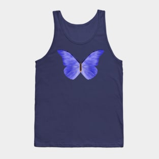 Blue Butterfly Tank Top